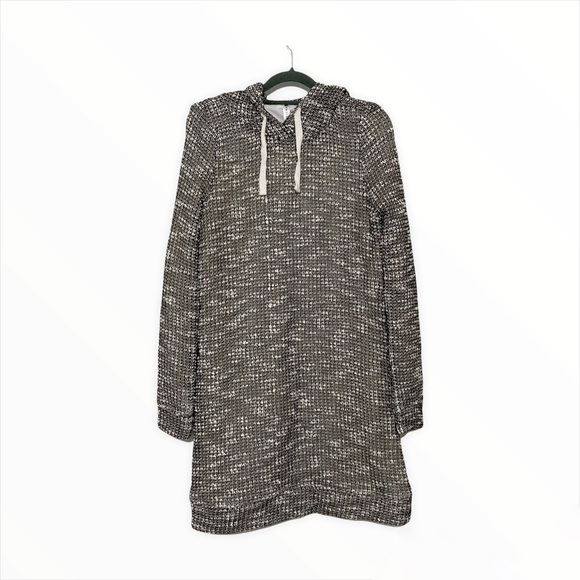 Fabletics Yukon Effortlessly Cozy Gray Marled Mini Sweater Dress Size S NWT - Picture 4 of 15